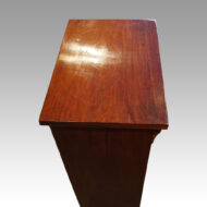 Victorian mahogany Wellington chest top