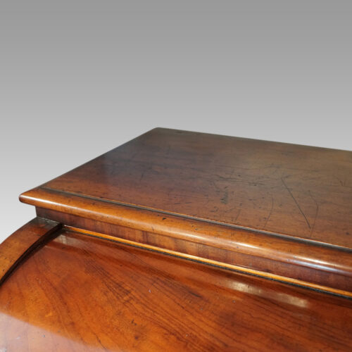 Victorian mahogany cylinder desk roll