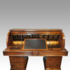 Victorian mahogany cylinder desk slope up