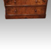 Victorian walnut linen press plinth