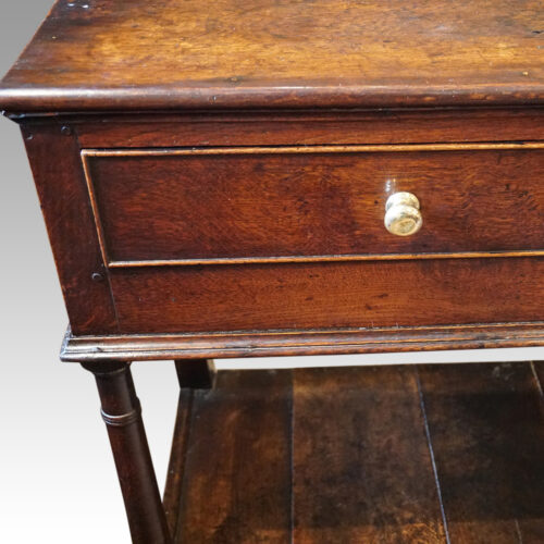 Antique oak 3 drawer dresser base drawer front