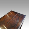 Antique oak 3 drawer dresser base end detail