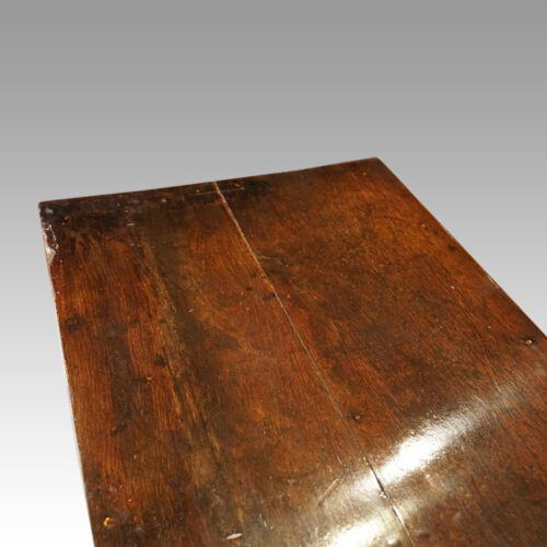 Antique oak 3 drawer dresser base end top