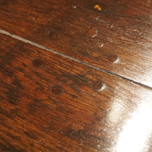Antique oak 3 drawer dresser base top dowel