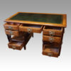 Art Nouveau oak desk drawers