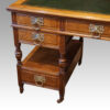 Art Nouveau oak desk pedestal