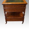 Art Nouveau oak desk side