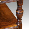 Art Nouveau oak desk turning