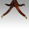George V mahogany 3 pillar dining table pedestal