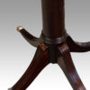 George V mahogany 3 pillar dining table pedestal stem