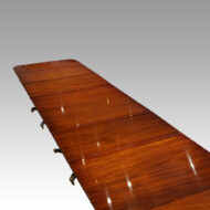 George V mahogany 3 pillar dining table top