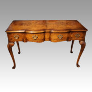 George V walnut side table