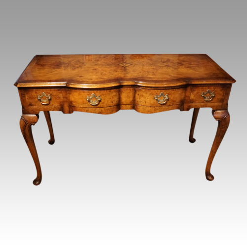 George V walnut side table