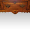 Georgian oak cabriole leg dresser base apron