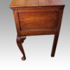 Georgian oak cabriole leg dresser base end