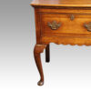 Georgian oak cabriole leg dresser base front leg