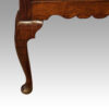 Georgian oak cabriole leg dresser base leg detail