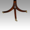 Georgian style mahogany twin pedestal dining table base