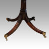 Georgian style mahogany twin pedestal dining table pedestal