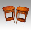 Matched pair of French side tables