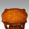Matched pair of French side tables top