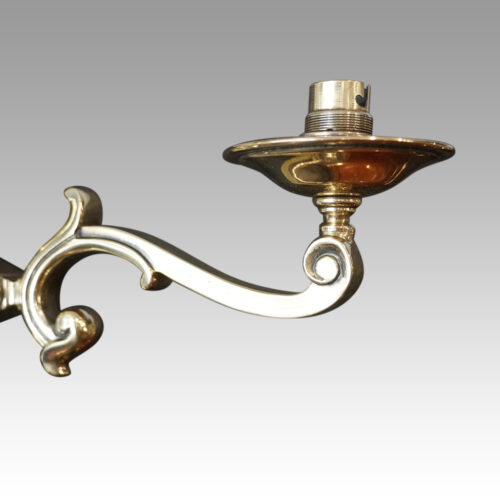 Set of 4 Edwardian wall lights arm