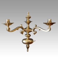 Set of 4 Edwardian wall lights single