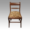Set of 6 Regency mahogany dining chairs single