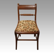 Set of 6 Regency mahogany dining chairs single