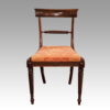 Set of 8 Regency mahogany dining chairs single