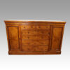 Victorian burr walnut housekeepers' cabinet