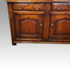 18thc. oak dresser door detail