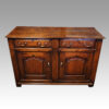 18thc. oak dresser front