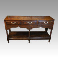 Antique oak rustic dresser base