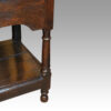 Antique oak rustic dresser base leg turning