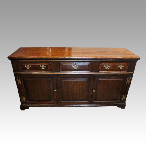 Antique oak cupboard dresser base