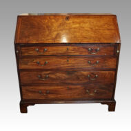 George III mahogany bureau