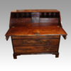 George III mahogany bureau interior