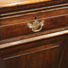 George III oak cupboard dresser centre drawer