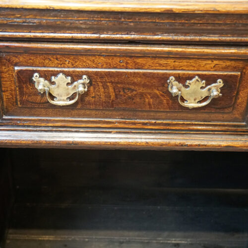 George III oak cupboard dresser drawer