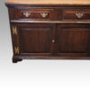 George III oak cupboard dresser end door