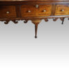 George III oak padfoot dresser base front