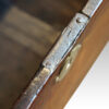 George III oak padfoot dresser base iron lock