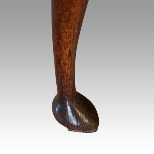George III oak padfoot dresser base pointed toe