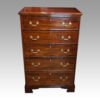 George V tall mahogany chest