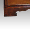 George V tall mahogany chest foot
