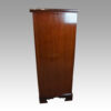 George V tall mahogany chest side