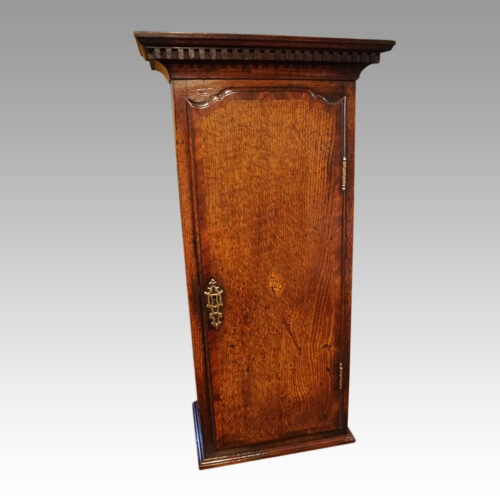 Pair of Antique oak hanging cabinet front