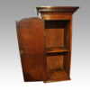 Pair of Antique oak hanging cabinet shelf