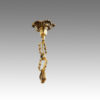 Pair of bronze chandeliers hanging chain